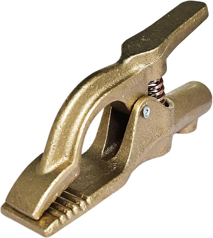 300-Amp Welding Ground Clamp, Heavy-Duty Brass Earth Clamp - Image 3