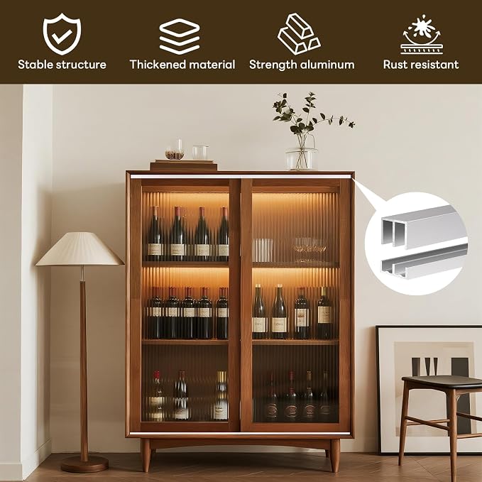 Aluminum Sliding Door Track Set - Image 5