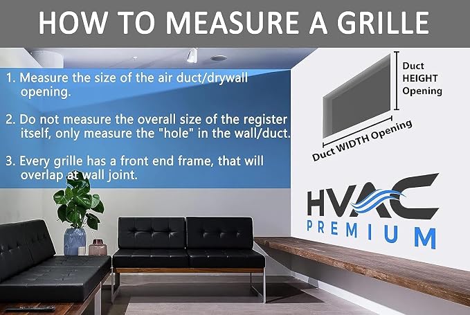 24"w X 12"h Steel Return Air Grilles - Image 6