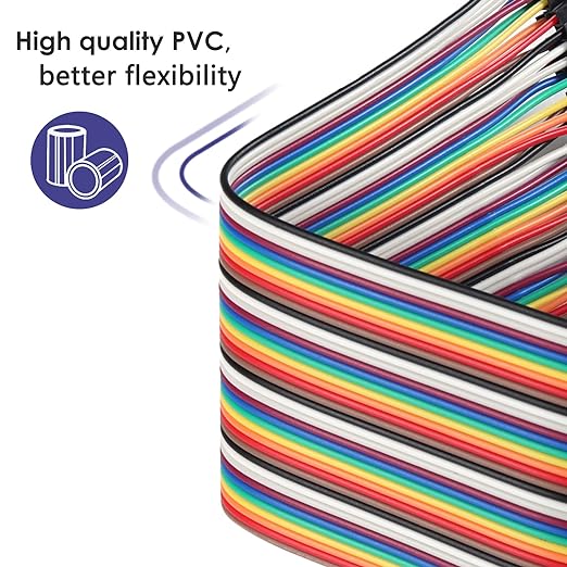 120pcs 100cm Breadboard Jumper Wires Male to Male Multicolored Dupont Wire 39.4 - Image 4