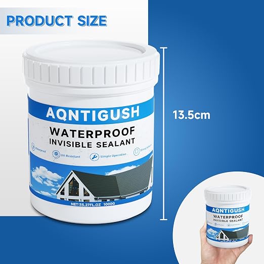 Transparent Waterproof Sealant 35oz, Bonds to roofs, concrete & wood, - Image 2