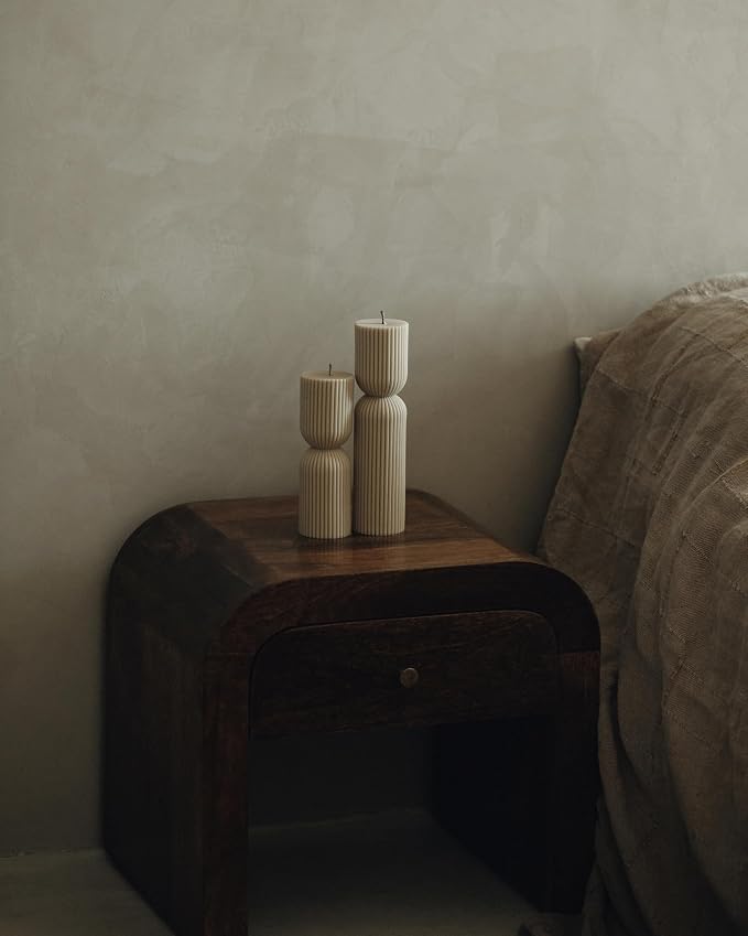 LAWA Hourglass Pillar Candle - Image 4