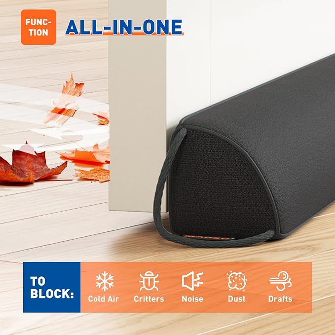 MAGZO Draft Stopper for Bottom of Door 36 Inches, Home Essential | Triangular - Image 4