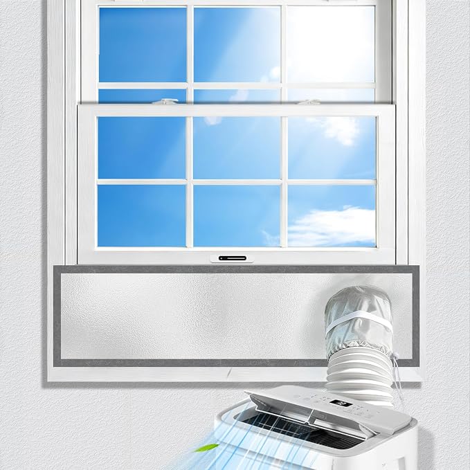 AC Window Seal Kit, 10 x 39 Inch Portable Air Conditioner Window Vent Kit | - Image 2