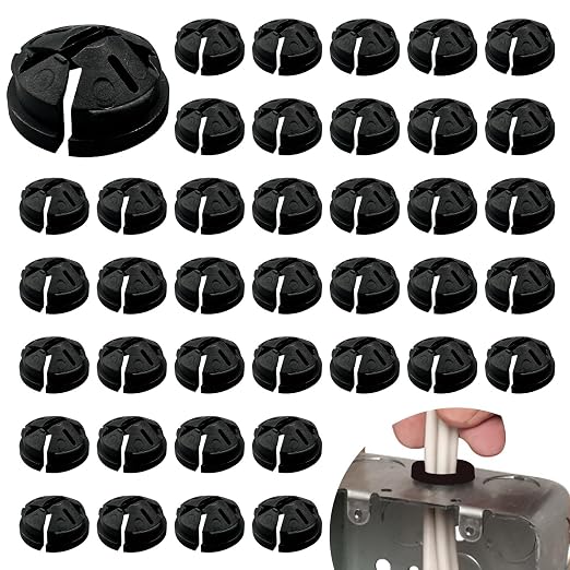 Electrical Box Knockout Plugs Junction Box Adapter Clap Connectors Non-metallic by Unknown