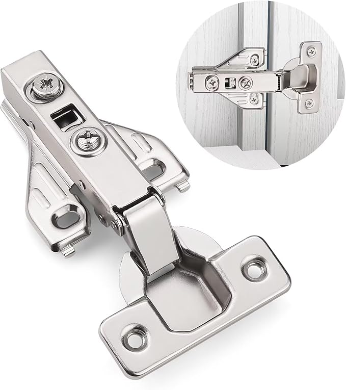 4 Pairs （8 Pack） Soft Close Kitchen Cabinet Door Hinges fit by Probrico