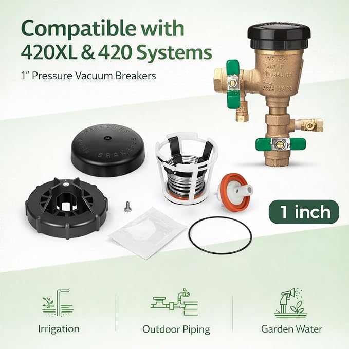 RK1-420 Repair Kit for Zurn Wilkins 420XL/420 Model 1" Pressure Vacuum Breaker - Image 2
