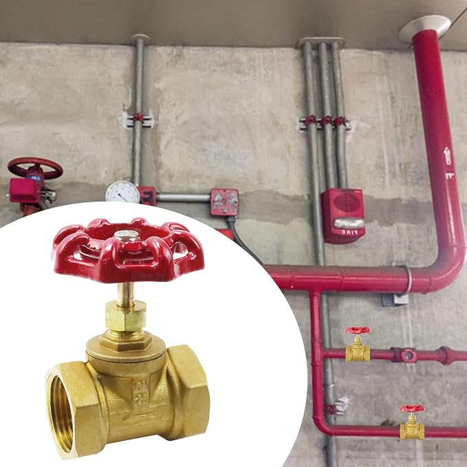1Pcs Brass industrial Gate Valve DN25 1" Female - Image 4