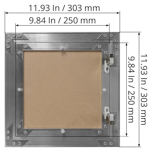10" x 10" Waterproof Drywall Access Panel, Tileable and Paintable Ceiling and - Image 5
