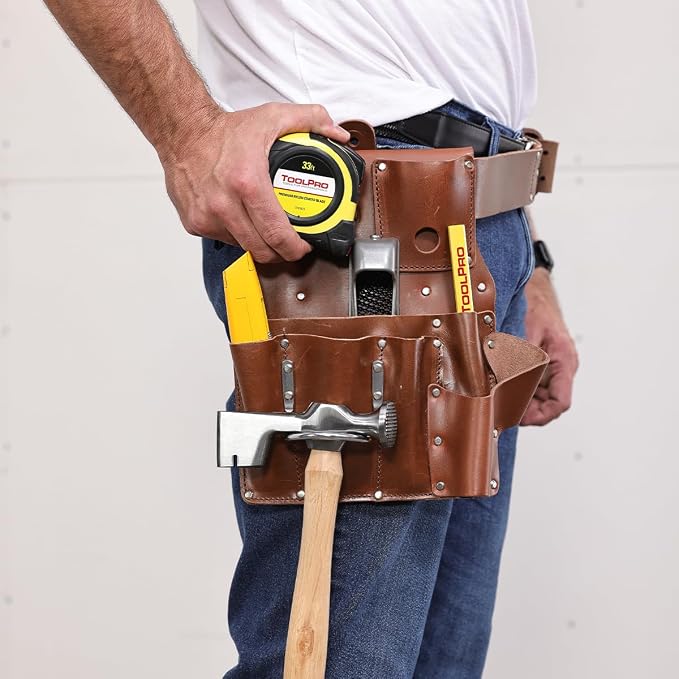 ToolPro Nail Pouch for Drywall Equipment, Pliers – for Construction, and DIY - Image 6
