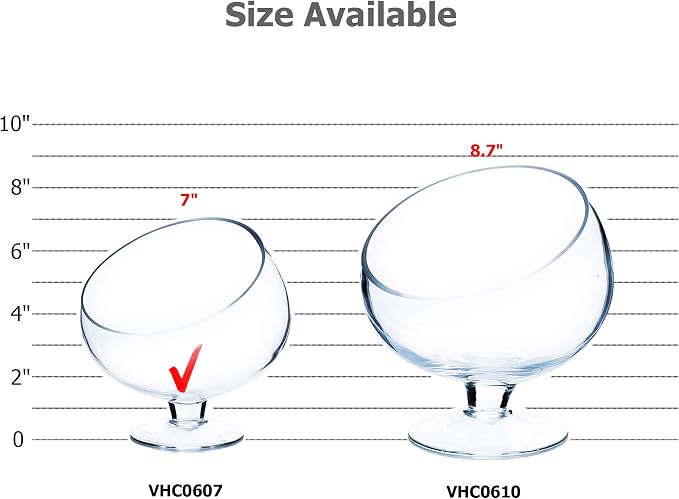 WGV Slant Cut Bowl Glass Vase Bulk - Image 3