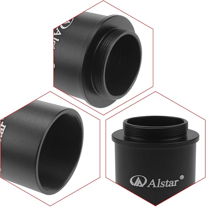 Alstar C Mount to 1.25 Inch Video Camera Barrel Adapter Astrophotography | - Image 3