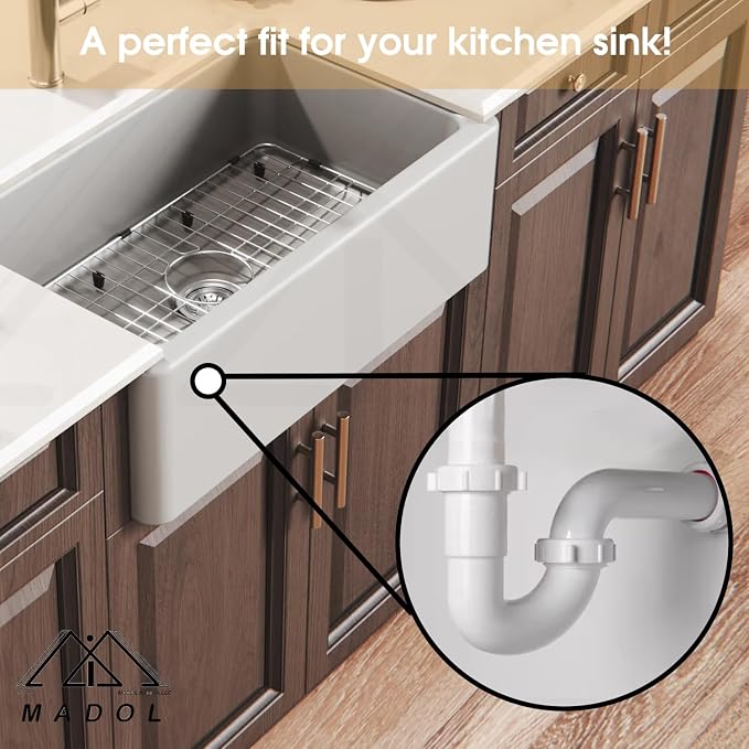 1 1/2" Sink P Trap, Fits 1 1/2" or 1 1/4" Tailpieces, - Image 4