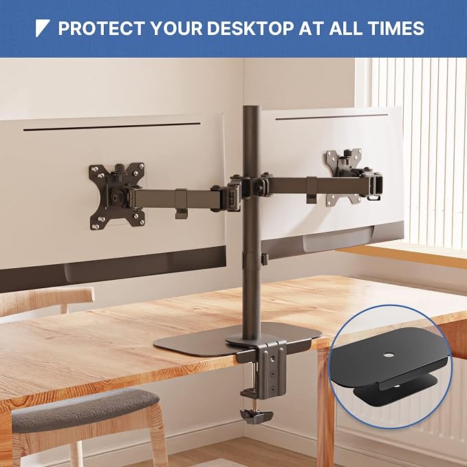 Monitor Reinforcement Plate for Thin, Glass and Other Fragile Tabletop | Steel - Image 2
