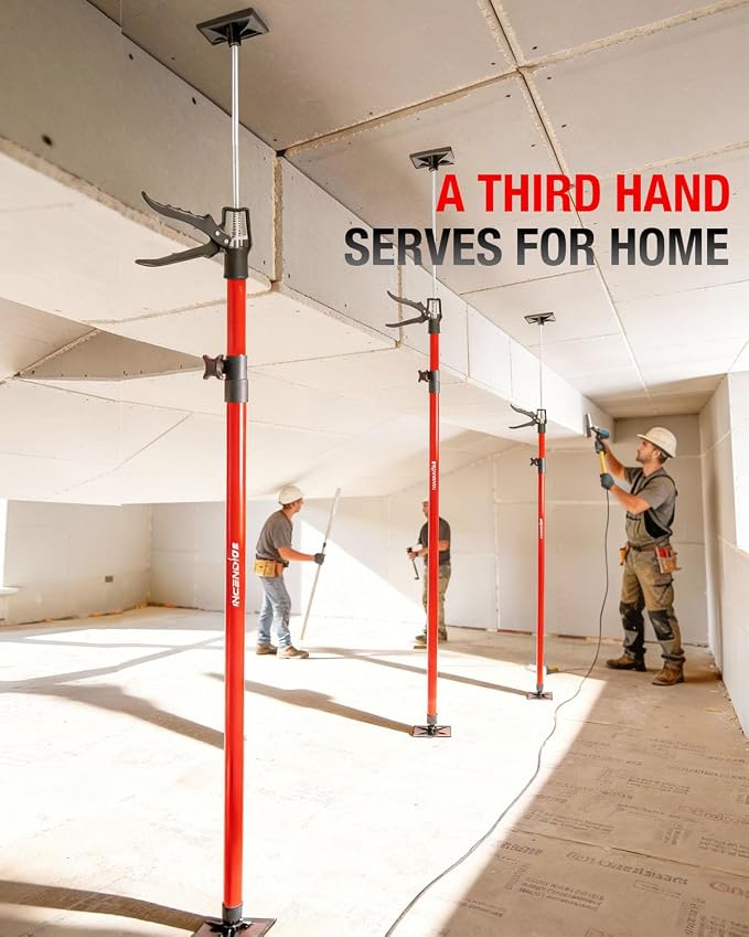 4PK Cabinet Jacks, 45 to 114 in Adjustable Telescopic Support Pole | Heavy Duty - Image 7