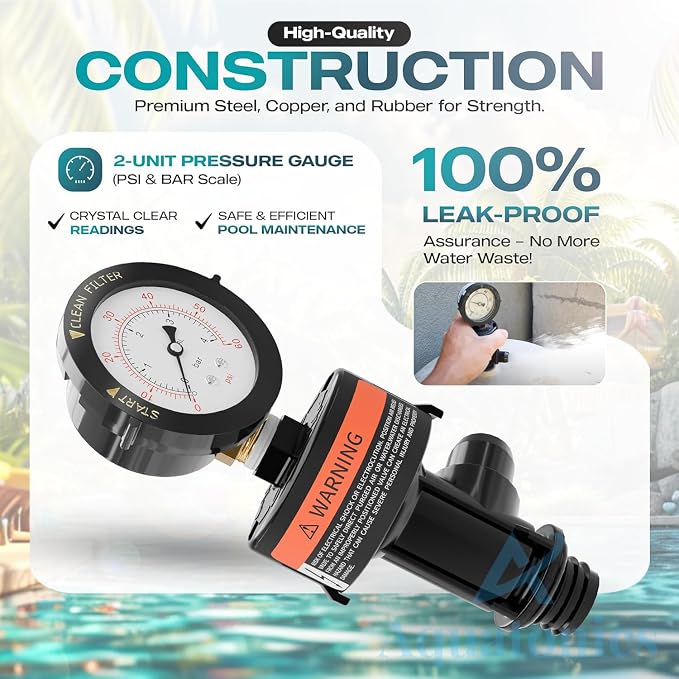 98209800 Includes 98209803 High Flow Air Relief Valve, Pressure Gauge 190058 - Image 6