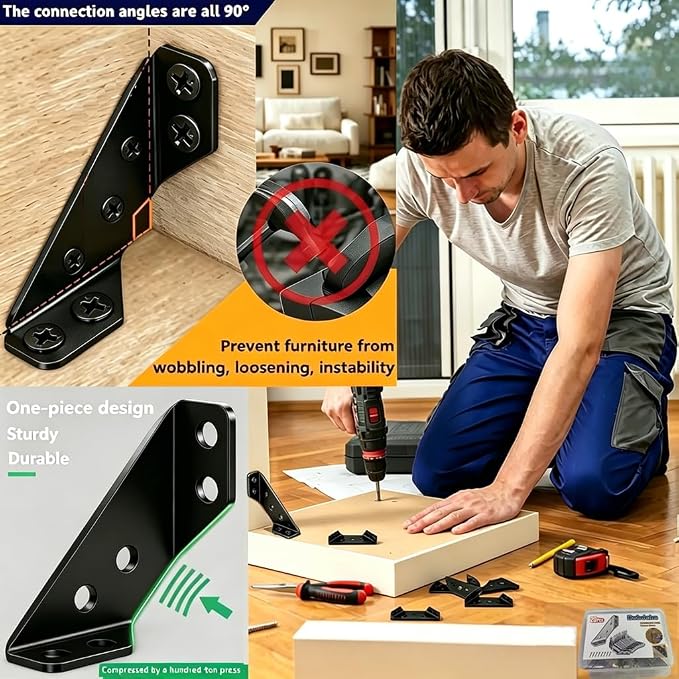20PCS Corner Braces for Wood - Image 4