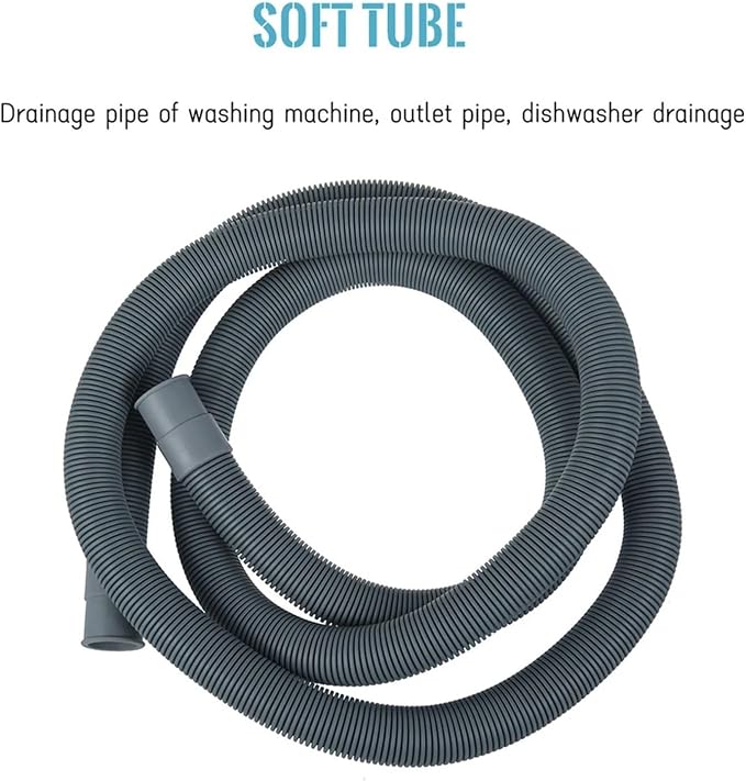 Drain Hose Extension Pipe Kit 6.6FT Universal Replacement Tubes - Image 5