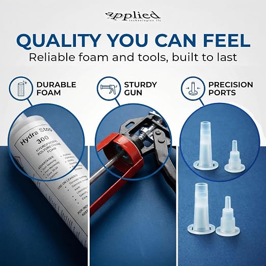 Fast Set Foundation Crack Injection Repair Kit, 20ft | Rapid-Curing Resin Fills - Image 6