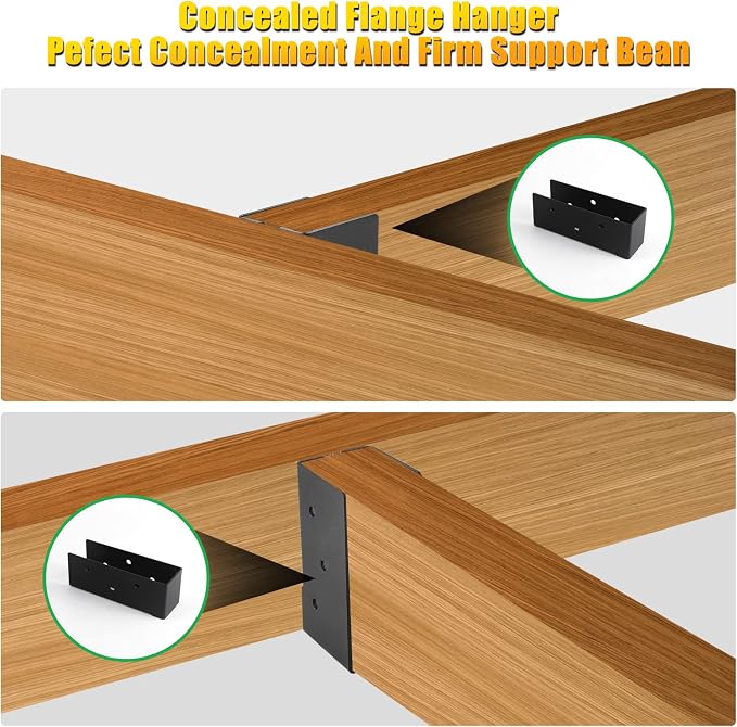 12 Pcs of 2"x6" Concealed Joist Hangers - Image 6