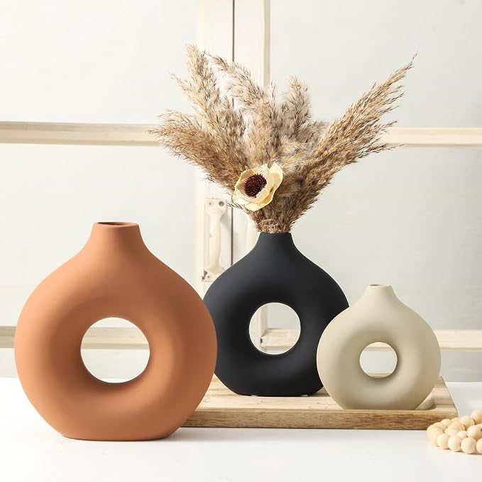Vanselia Ceramic Vase Home Table Decor - Image 7