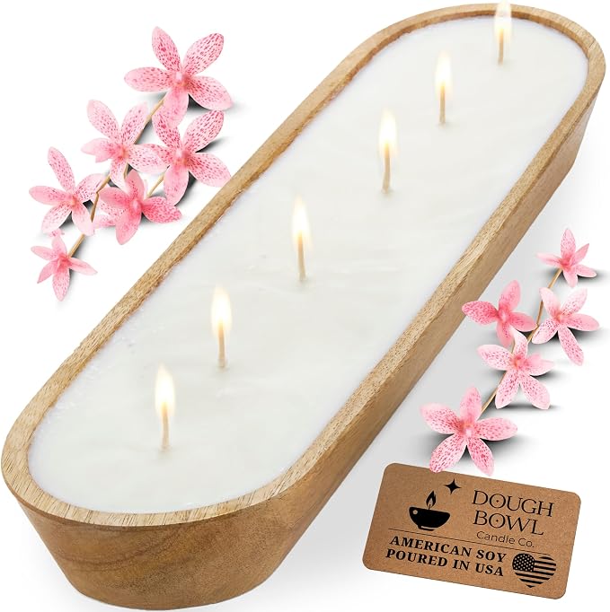 Dough Bowl Candle Co. Sea Salt and Orchid Soy Candle by Dough+Bowl+Candle+Company