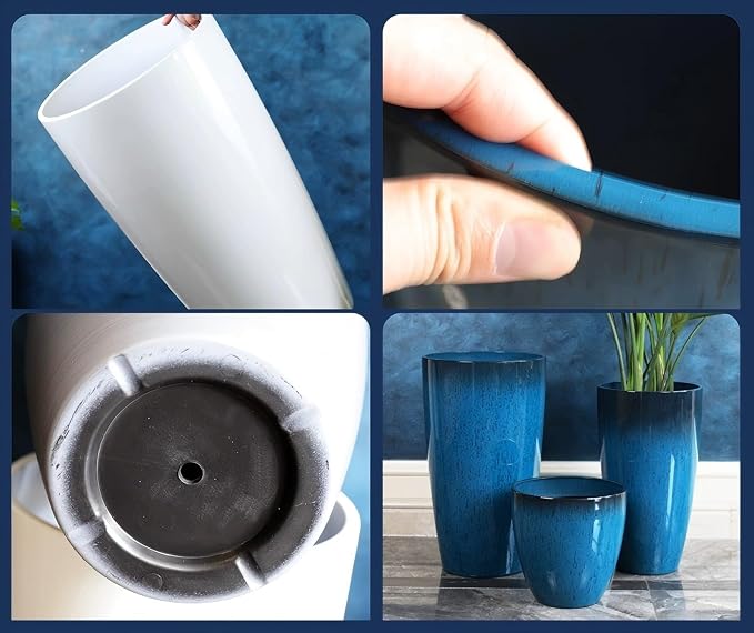 24, 11 Inch Large Plastic Planters - Image 5