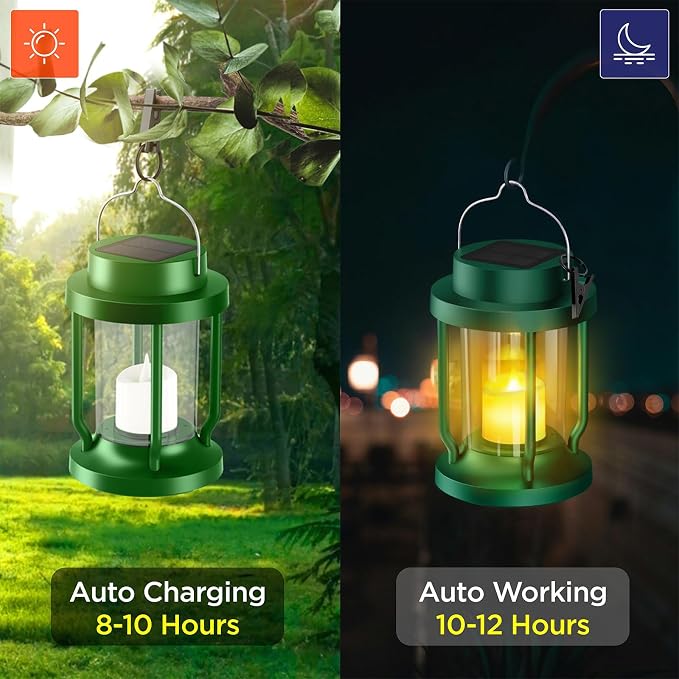 Solar Lantern Outdoor & Indoor Use – Hanging Solar Lights - Image 3