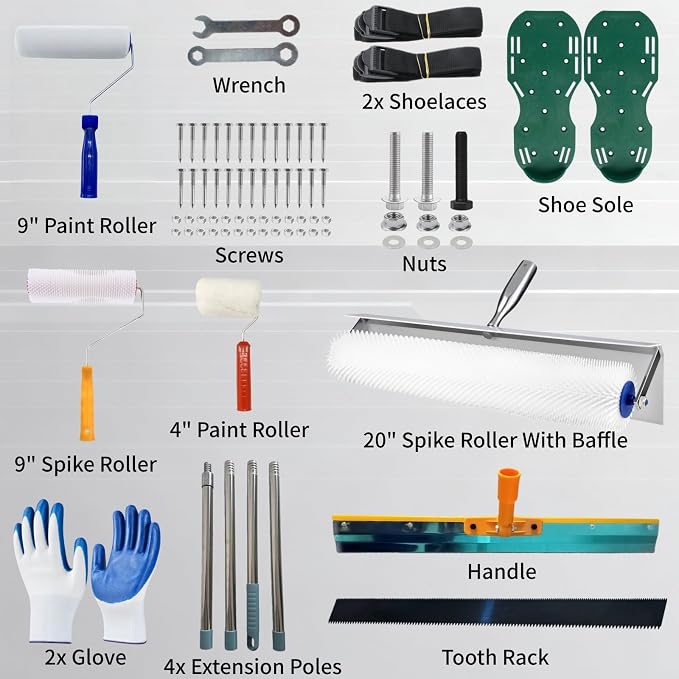 Professional Self-Leveling Cement Tool Kit - Image 2
