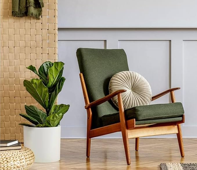 Fox & Fern Large Planter for Indoor or Outdoor, Matte White, 10 Inch | UV & - Image 3