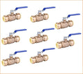 EZ-Fluid 1" Push to Connect Push Fit Ball Valve Heavy Duty Brass Full Port by EZ-FLUIDPlumbingProducts
