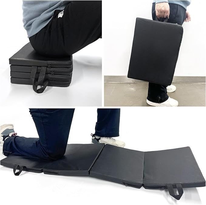 JZHLLA Foldable Mechanics Mat for Garage Work, Home Gym Kneel or Lie Down - Image 6