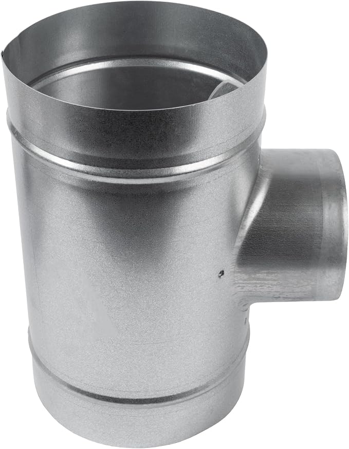6" Inch to 4" Inch Branch T-Shape Ducting Splitter - Image 6