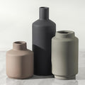 Ceramic Vase Set of 3, Modern Decorative Vases by MittDitt