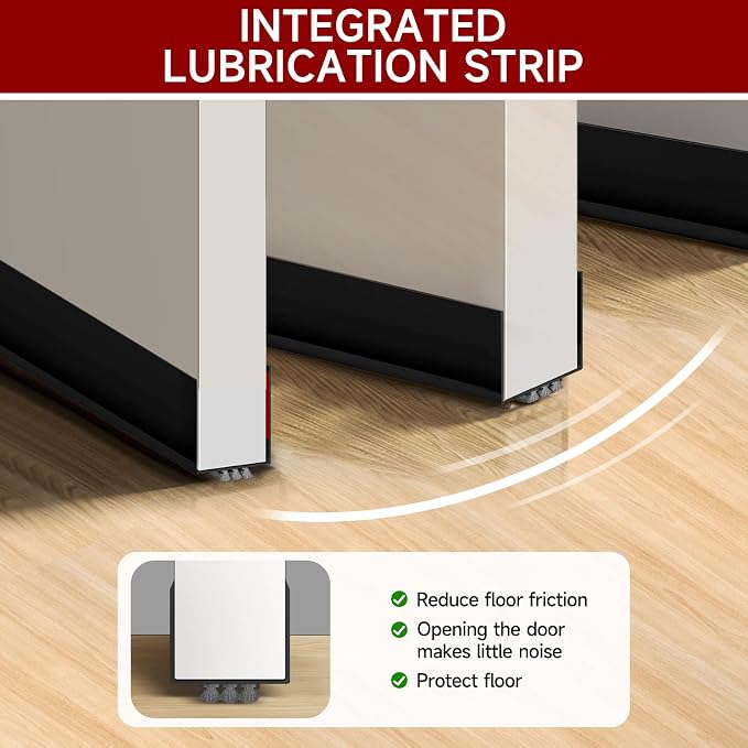 Weather Stripping Door Seal, 36” Length Cuttable Door Draft Stopper, Strong - Image 3
