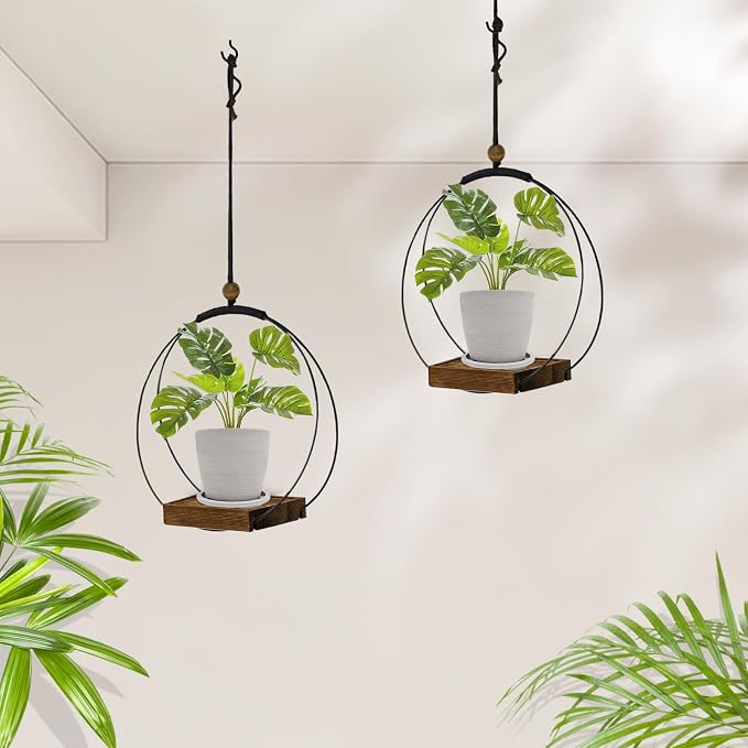 hismocal Hanging Planter for Indoor Plants, Plant Hanger - Image 7