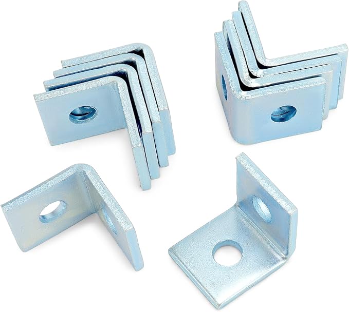 QWORK 10-Pack Heavy Duty L-Shaped Connector Brackets - Image 7