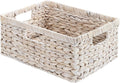StorageWorks Pantry Baskets, Water Hyacinth White Wicker Baskets, Pantry by StorageWorks