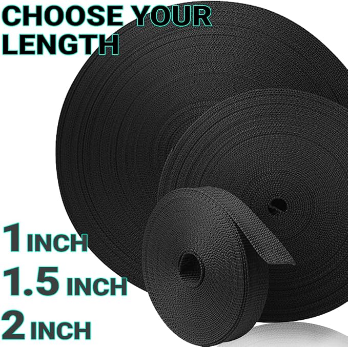 Webbing Strap, 3/4" to 2", 10-50 Yds, EDC gear, backpack repair and pet dog - Image 9
