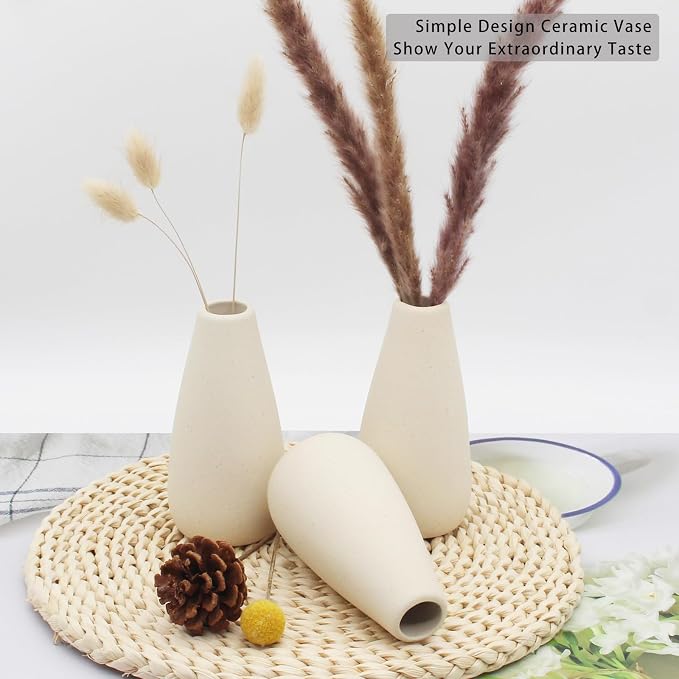 YANLING 6 Pack Modern Small Vase - Image 6