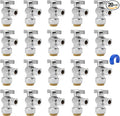 Pushfit Angle Shut Off Valve 20 Pack, 1/2" Push-Fit x 3/8" Comp, Quarter Turn by PURAGEIR