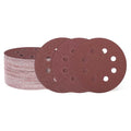 HARFINGTON 75Pcs 5Inch Sanding Disc 8 Hole Hook and Loop Sandpaper Red | by HARFINGTON
