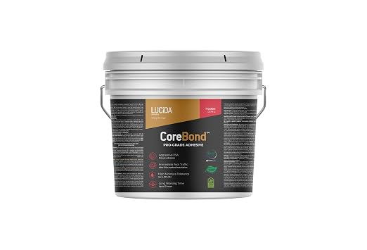 Lucida Surfaces CoreBond Pro-Grade Solvent Free Vinyl Flooring Pressure by LucidaSurfaces