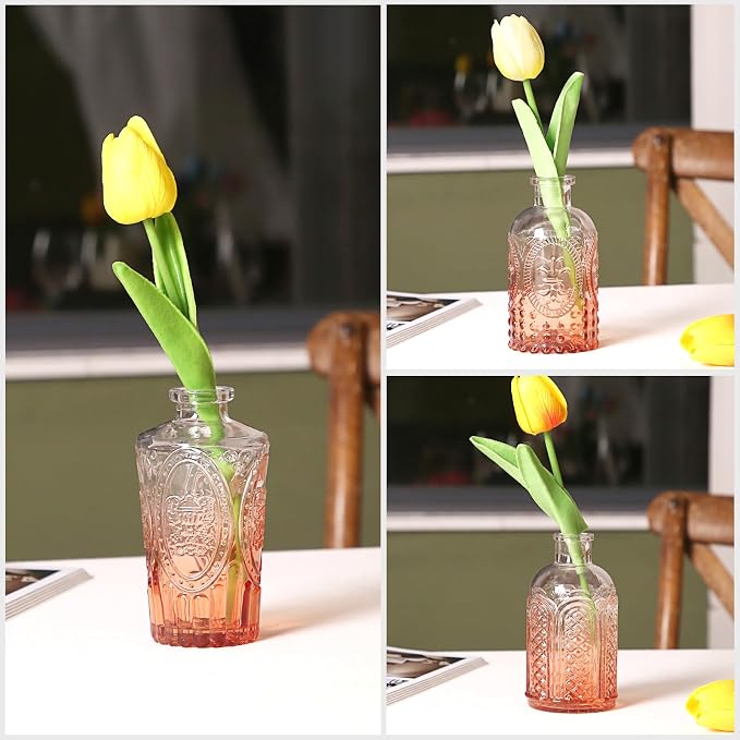 Mini Glass Bud Vases Flower Vases - Image 9