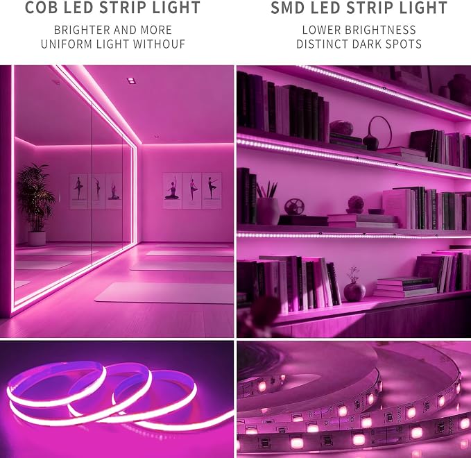 ZSLAIFU 5V USB LED Light Strip, COB LED Strip Lights, Small LED Strip Light - Image 2