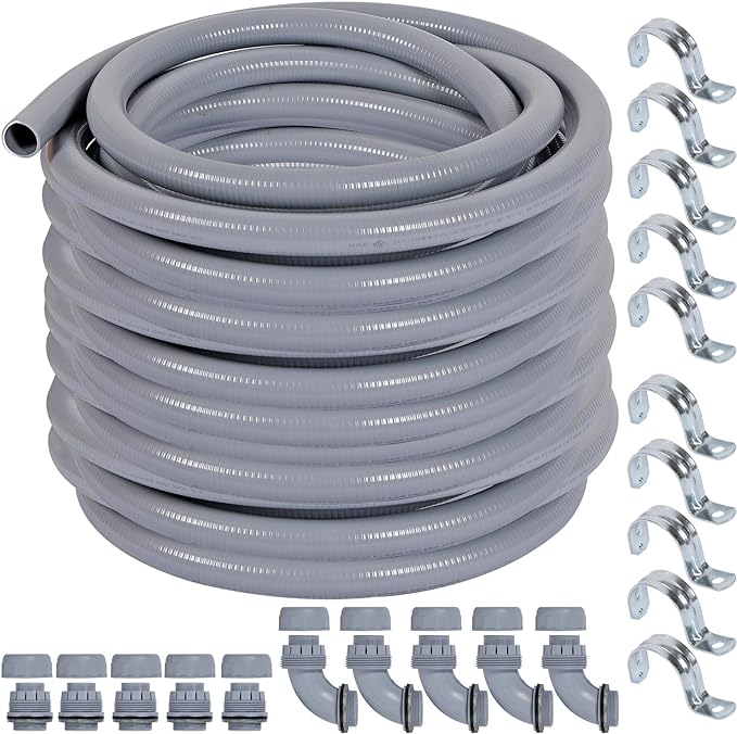 Liquid-Tight Conduit 3/4 150ft w/UL Certification | Flexible Electrical Conduit by Neorexon