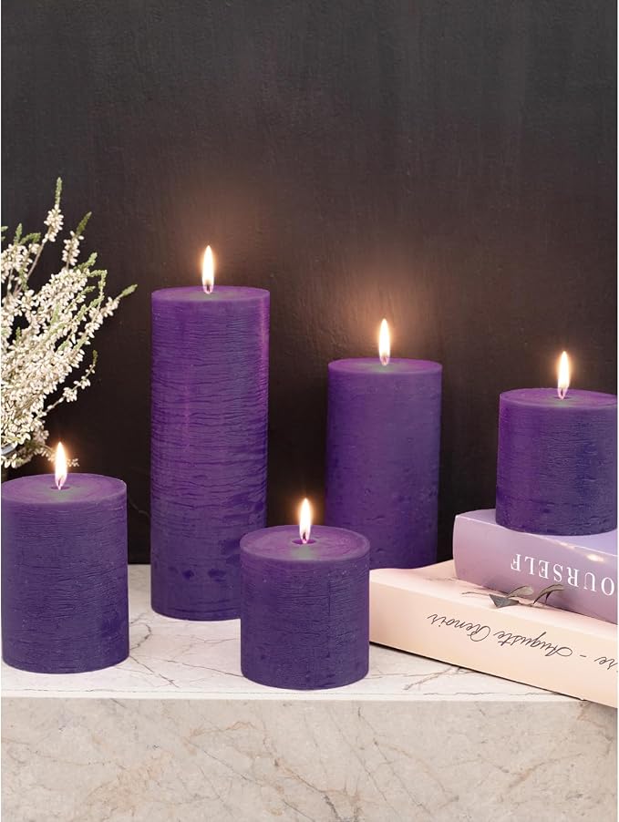 3x3 Pillar Candles Set of 3 - Image 7