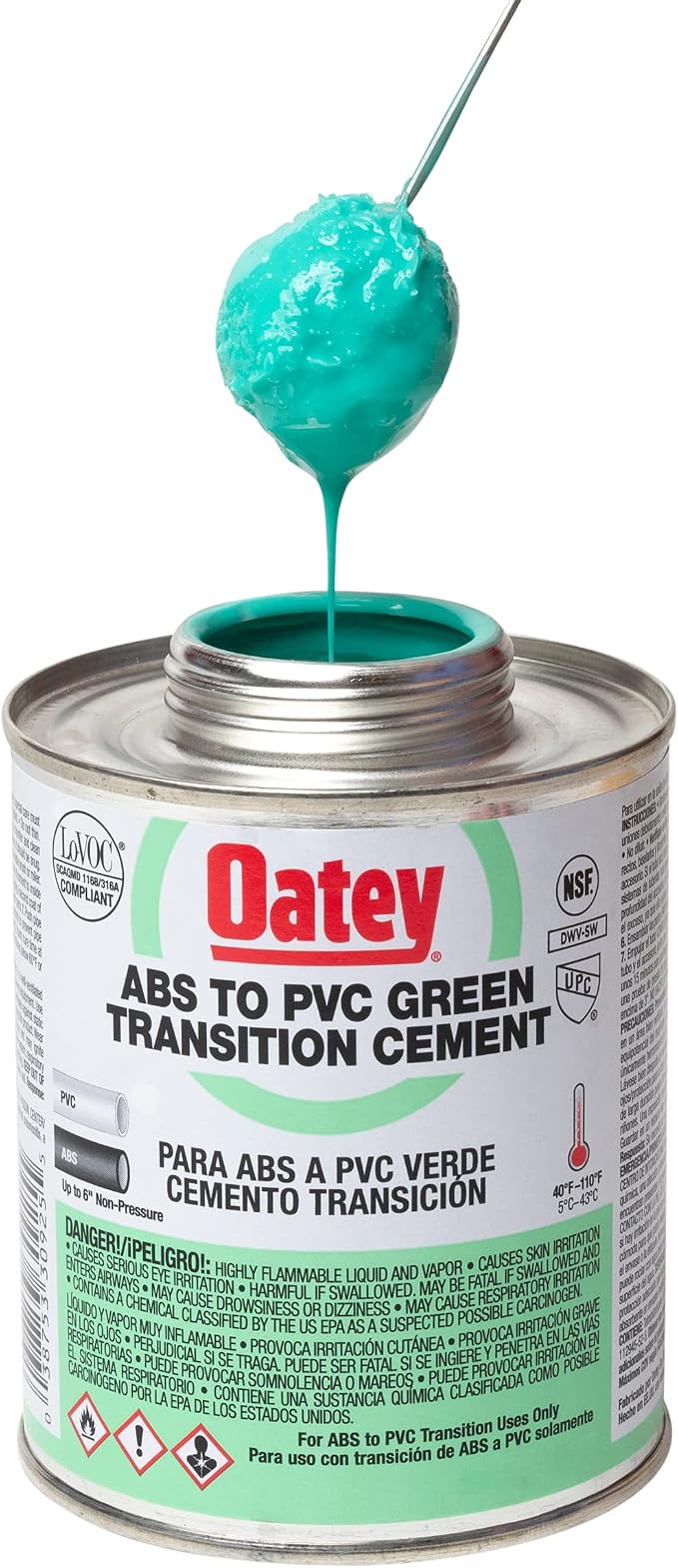 Oatey 30926 Medium Bodied Solvent, 32 Oz - Image 2