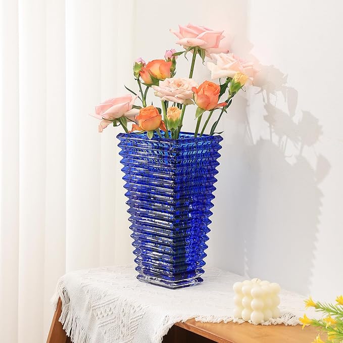 MCMCNCUIU Crystal Glass Vase, Large Crystal Vases - Image 5