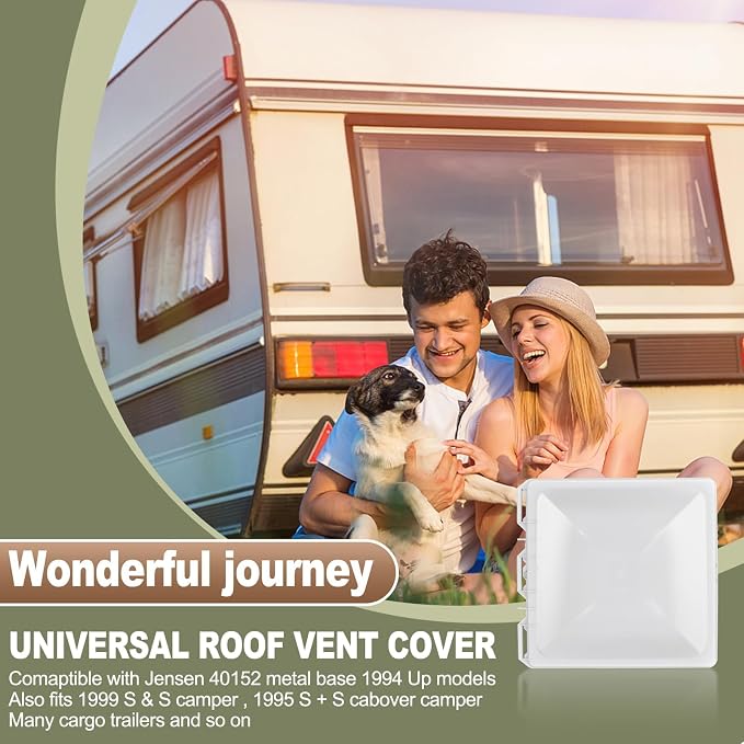Wadoy 13" x 13" RV Vent Cover/Lid Compatible - Image 8